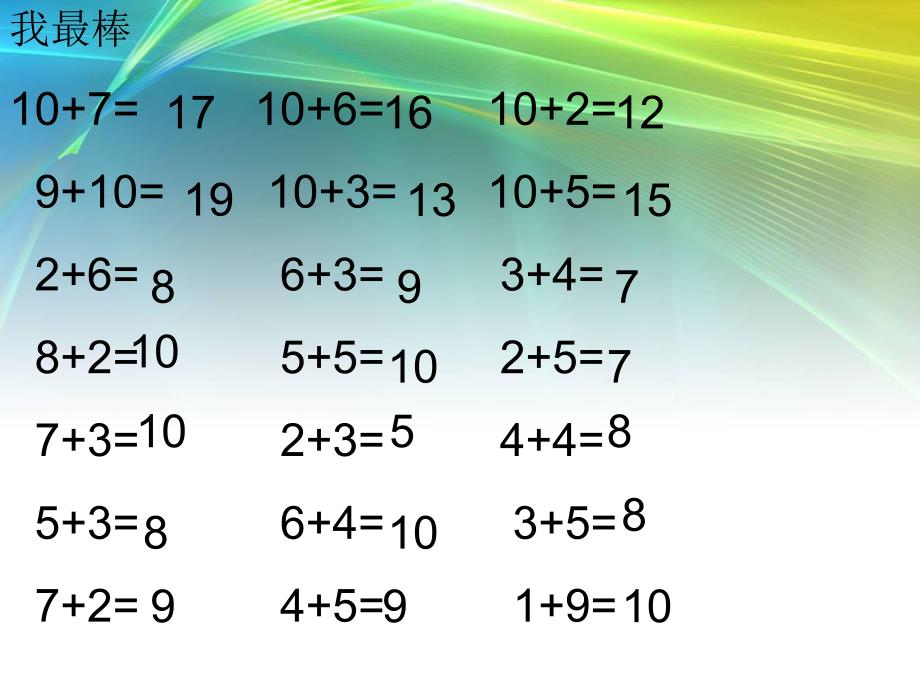 大班数学活动《9加几进位加法》PPT课件大班数学活动《9加几进位加法》PPT课件.ppt_第2页