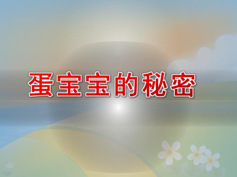 蛋宝宝的秘密PPT课件教案图片微课件.ppt_第1页