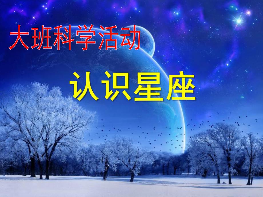 大班科学活动《认识星座》PPT课件大班科学-认识星座.ppt_第1页