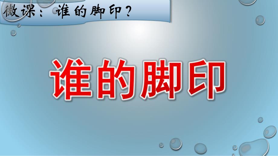 小班科学《谁的脚印》PPT课件教案微课件.ppt_第1页