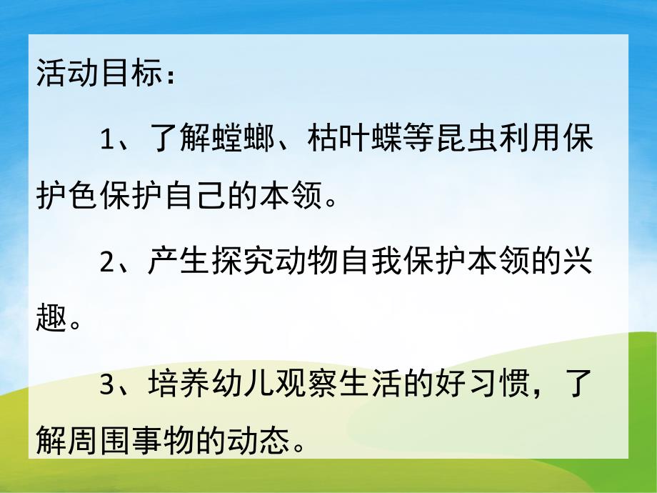 中班科学《会捉迷藏的昆虫》PPT课件教案PPT课件.pptx_第2页